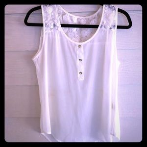 Floral Detailed Top